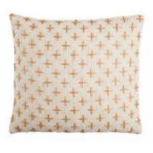 Square Cross  Embroidered Pillow