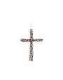 Pearl Wire Cross, Medium