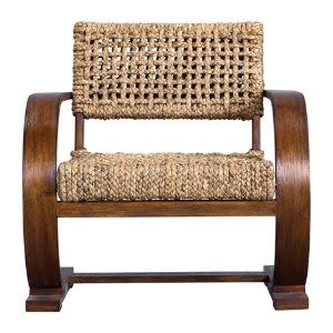 Rehema Accent Chair, Pecan, 30 x 30 x 31 Furniture Available for Local Delivery or Pick Up