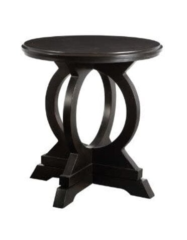 Maiva Side Table, Black, 24 x 26 x 24 Furniture Available for Local Delivery or Pick Up