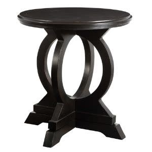 Maiva Side Table, Black, 24 x 26 x 24 Furniture Available for Local Delivery or Pick Up