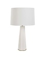 White Brass Table Lamp, 26 H Available for Local Pick Up
