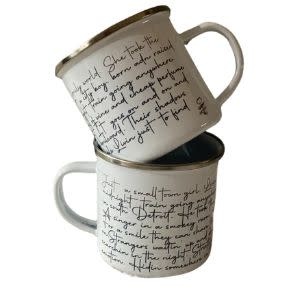 Crooked Halo Journey  “Small town Girl” Lyrics Metal Mug