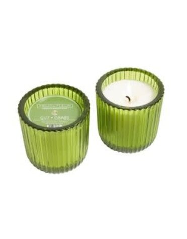 Hillhouse Naturals Hillhouse, One-Wick Colored Glass Candle 8oz, Cut Grass