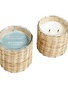 Hillhouse, Two-Wick Handwoven Candle 12oz., Sea Grass