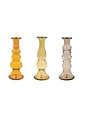 Recycled Glass Taper Holder, Assorted
