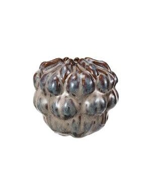 Stoneware Vase, Reactive Glaze, Multi Color, 5.25"w x 4.75"h