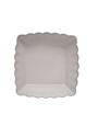 Stoneware Serving Dish w/ Scalloped Edge, Large