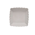Stoneware Serving Dish w/ Scalloped Edge, Medium