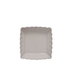 Stoneware Serving Dish w/ Scalloped Edge, Small