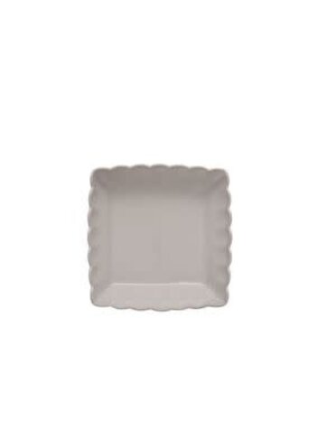 Stoneware Serving Dished w/ Scalloped Edge, Small