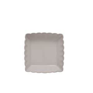 Stoneware Serving Dish w/ Scalloped Edge, Small