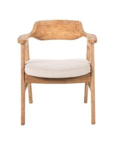 Wagner Chair Natural with Sand Cushion, 25 x 22 x 30 Furniture Available for Delivery or Pick Up