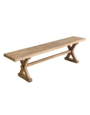 Mimi Bench Natural, 65 x 14 x 18 Furniture Available for Local Delivery and Pick Up