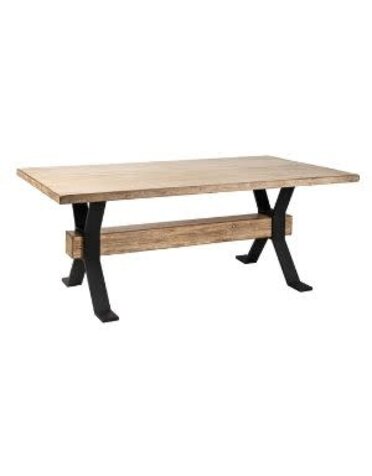 Missoula Antique Dining Table, Natural White, 40 X 90 X 30,  Furniture Available for Local Delivery or Pick Up