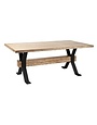 Missoula Antique Dining Table, Natural White, 40 X 90 X 30,  Furniture Available for Local Delivery or Pick Up