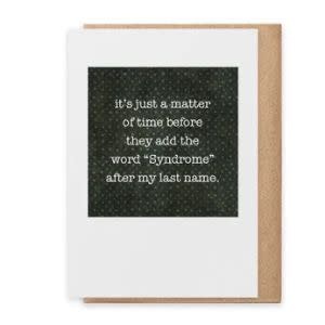 Paisley & Parsley Syndrome - Greeting Card