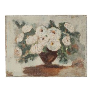 Flowers in Vase Wall Decor, Horizontal