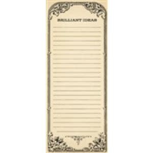 Brilliant Ideas Skinny Notepad