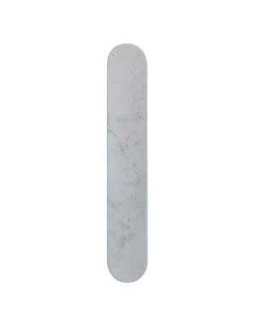 Oval Marble Serving Board, White, 24 in.