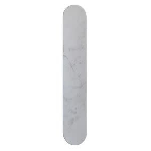 Oval Marble Serving Board, White, 24 in.