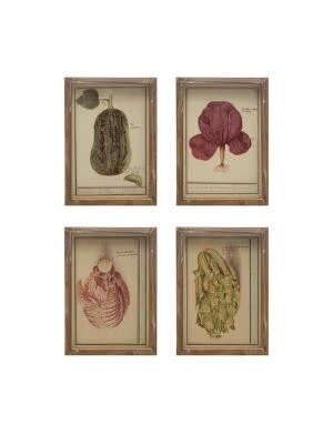 Vintage Vegetable Wall Art, Assorted Styles, priced individually