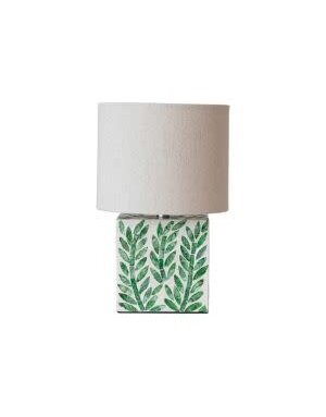 Mother of Pearl Table Lamp 9 x 14"