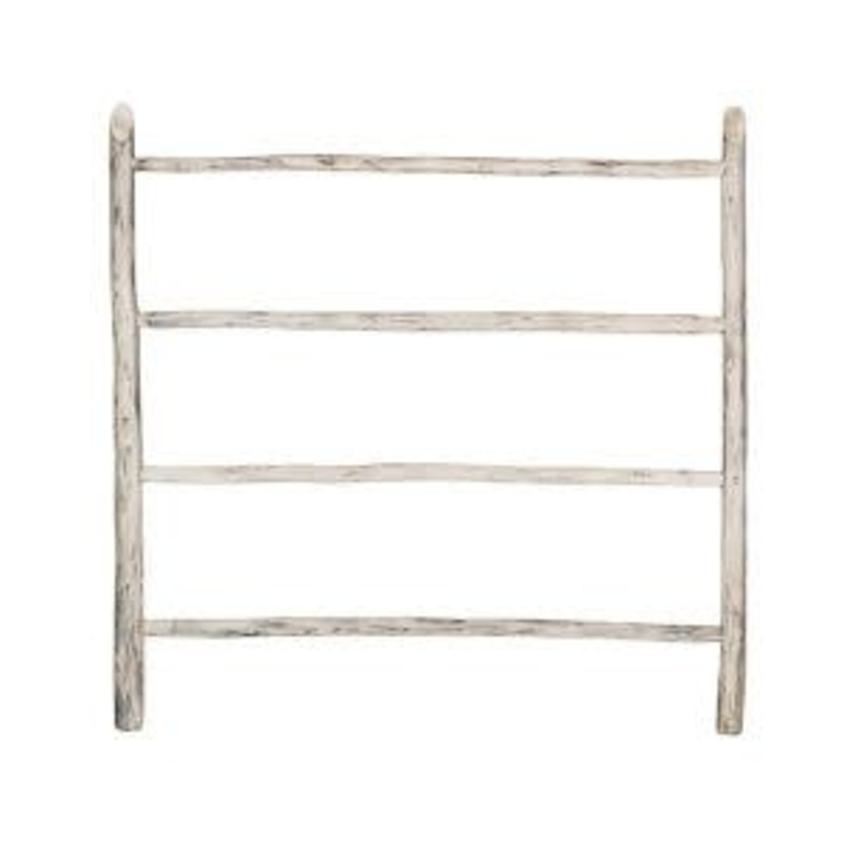 Decorative Wood Ladder w/ 4 Rungs, 48 in.