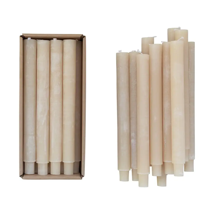 Unscented Taper Candle, Powder Finish, Priced Individually