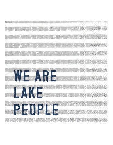 Lake People Paper Napkin 5x5