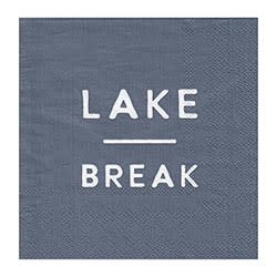 Lake Break Paper Napkin 5x5