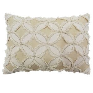 Pinwheel Rectangle Pillow, Neutral, 14 X 20 X 20