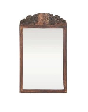 Reclaimed Wood Wall Mirror, 30h x 17w
