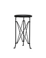 Metal Table w/ Wood Top, Black, 25.5H Furniture Available for Local Delivery or Pick Up