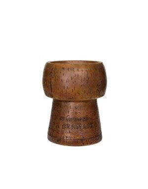 Vintage Reproduction Cork Shaped Ice Bucket, 10"