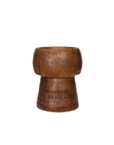 Vintage Reproduction Cork Shaped Ice Bucket, 10"