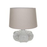 Stoneware Hobnail Fluted Table Lamp 16 x 18.5