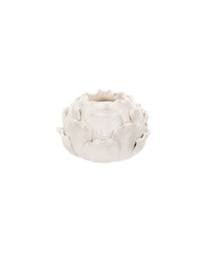 Handmade Stoneware Artichoke Shaped Tealight Holder