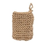 Jute Crocheted Body Scrubber, 5"x 3"