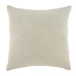 Lina Linen Pillow, Ivory, 24 x 24 in.