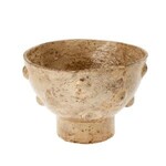 Curio Paper Mache Polka Vase, 9.5 X 9.5 X 6.75