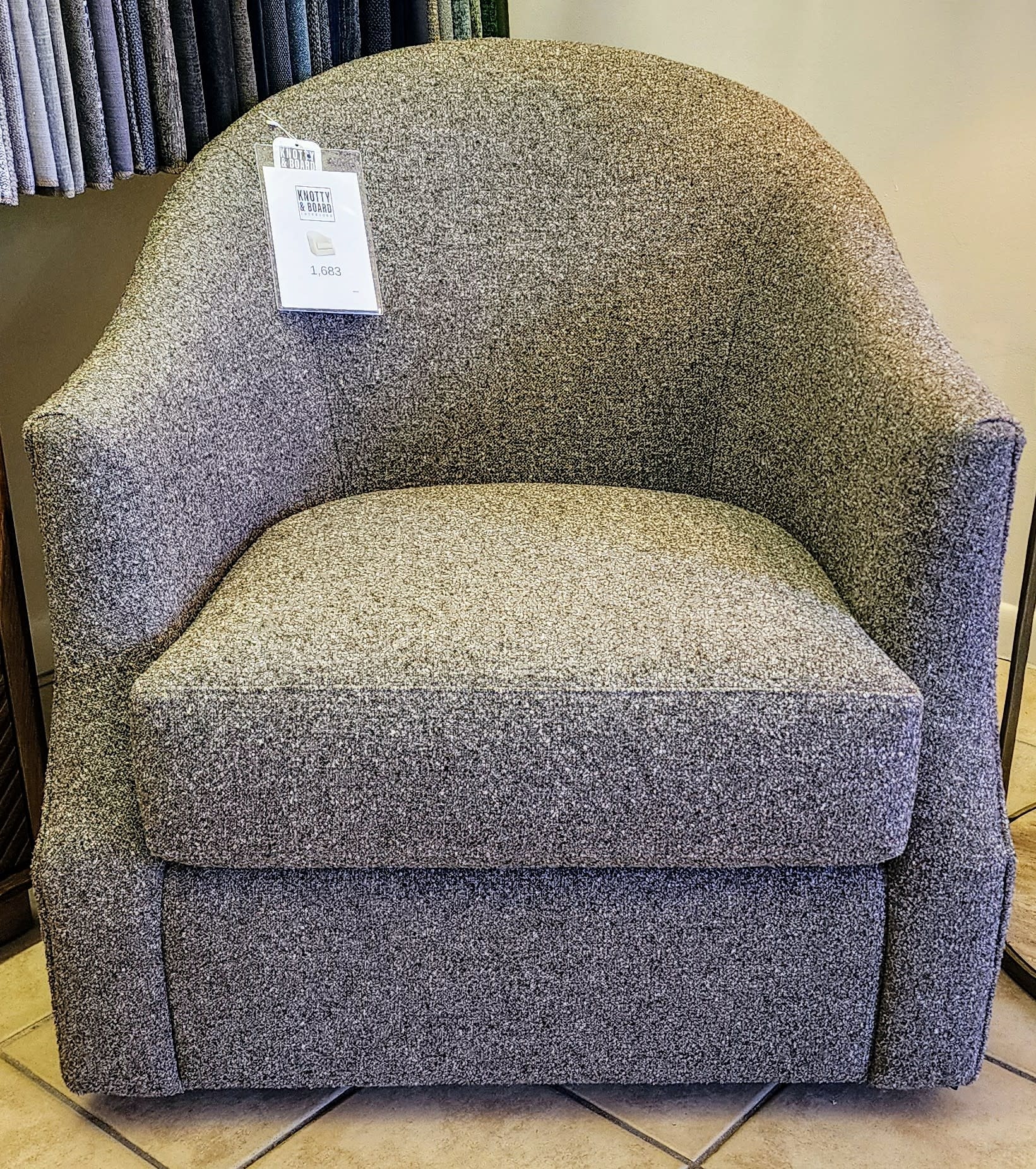 Precedent - Charlotte Swivel 32.5 x 35 x 33.5, Customizable, Furniture Available for Local Delivery or Pick Up