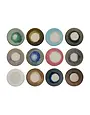 Stoneware Trivet with Glaze, Assorted Colors