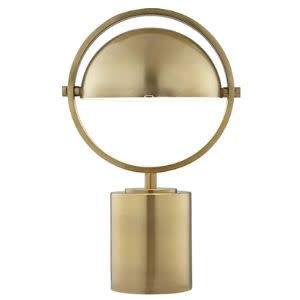 Drome Table Lamp, 18 X 8, Lamp Available for Local Delivery or Pick Up