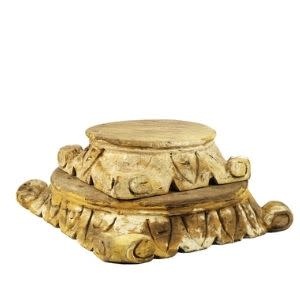 Carved Pillar Base