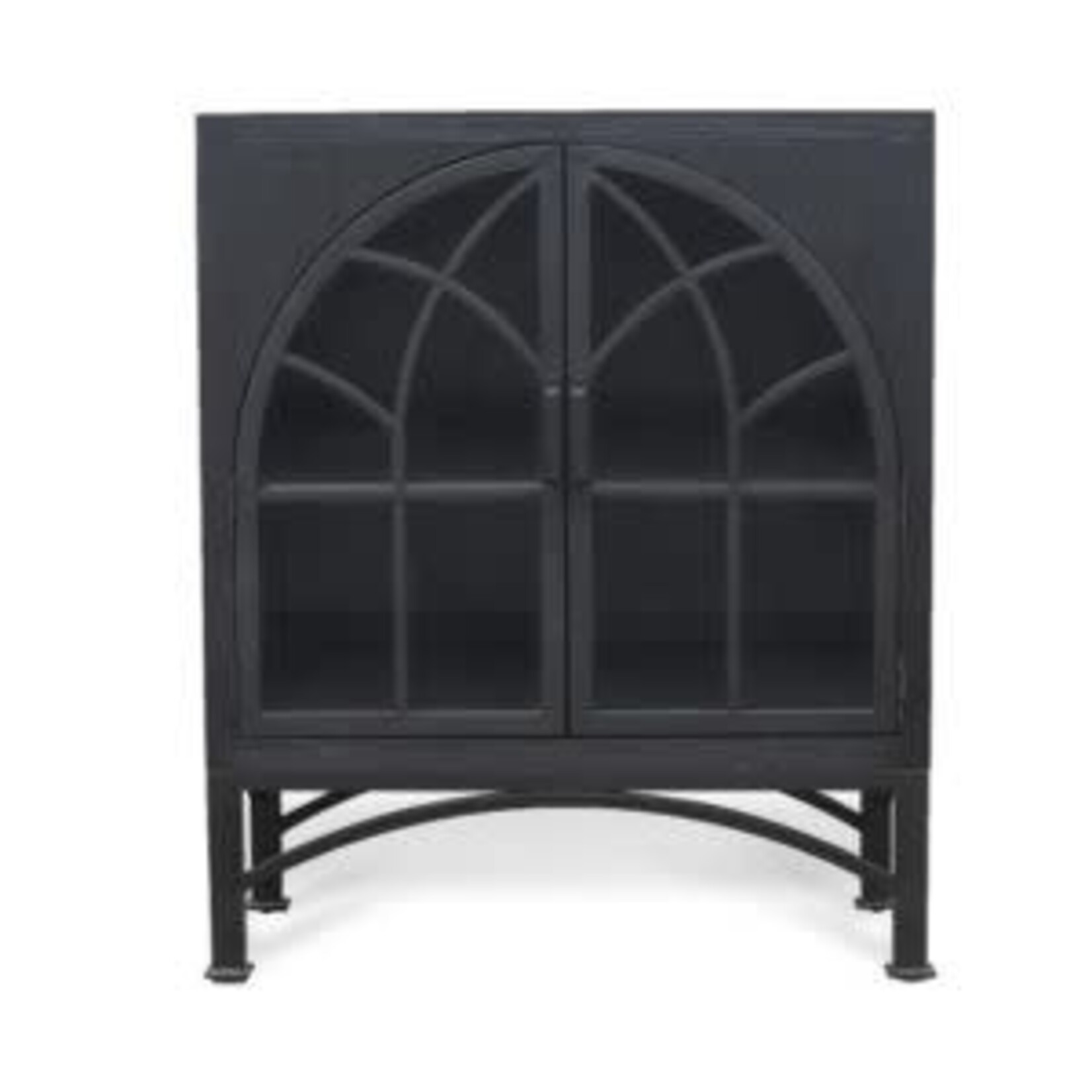 Victoria Two-Door Cabinet, Black, 36 X 18 X 42