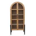 Billy Tall Cabinet Iron/Natural, 38 X 18 X 83