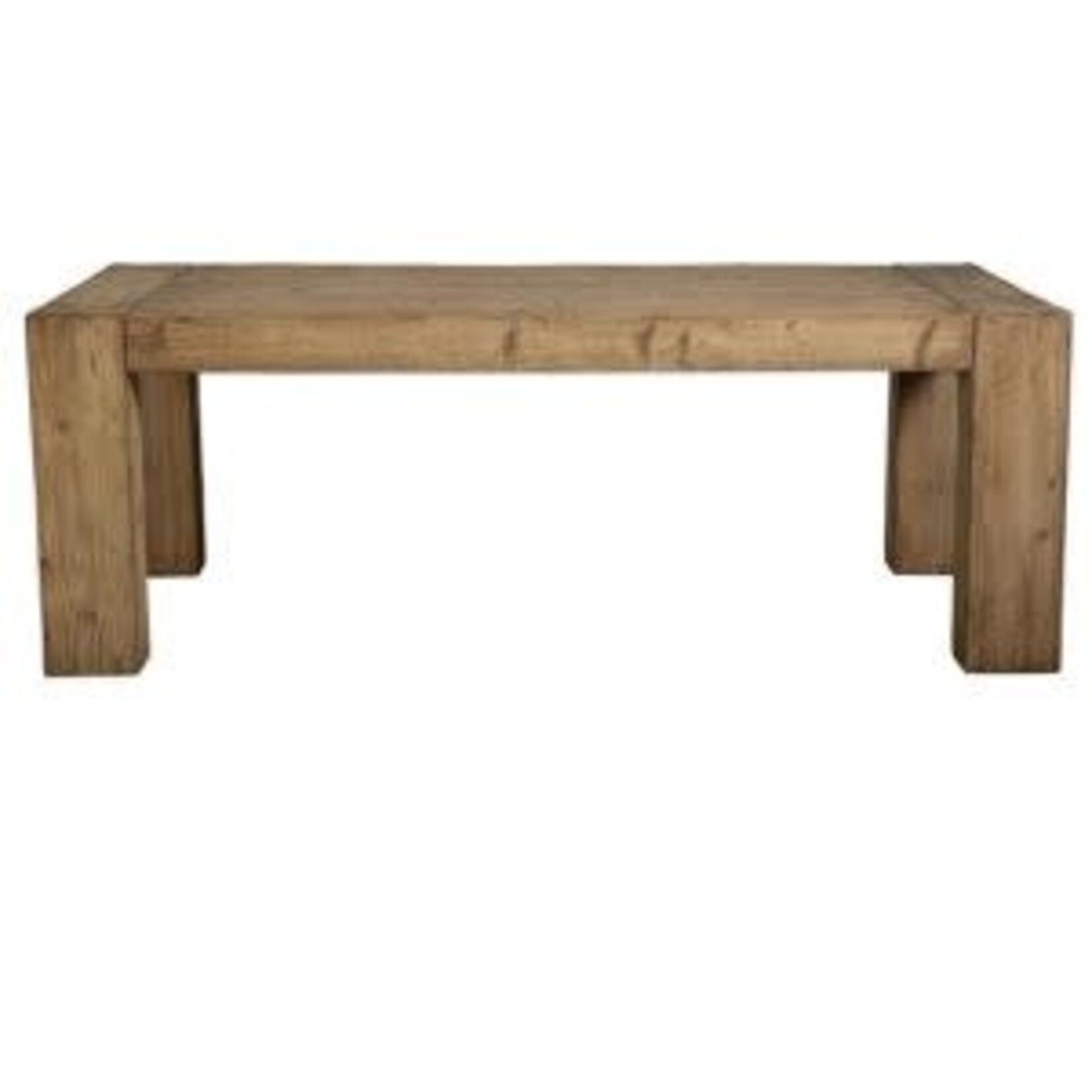 Maxwell Rectangle Dining Table, Old Wood, 84 X 39 X 30