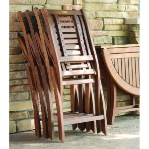 Eucalyptus Folding Side Chair, Set of Two, 18.5 X 25 X 37, Furniture Available for Delivery or Pick Up
