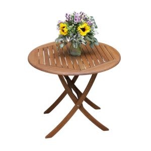 Eucalyptus Round Bistro Table, 30 X 30, Furniture Available for Local Delivery or Pick Up